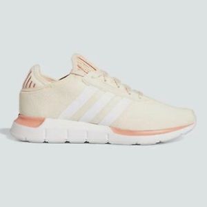 Adidas Women's Cream and Pink Sneakers